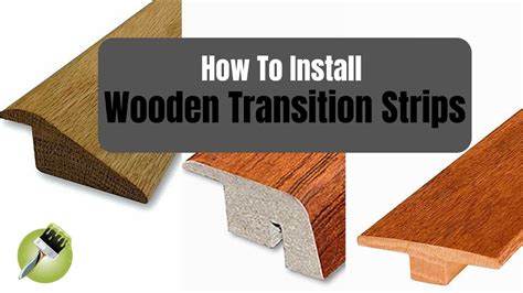how to install a transition strip from wood to carpet